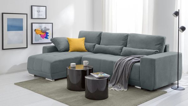 Диван с оттоманкой Наби Лайт Vivaldi 08 Еврокнижка (251х155х90см) — изображение 2