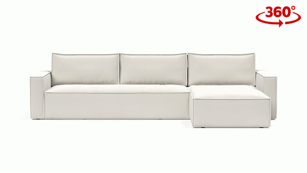 Диван с оттоманкой Софт 3 (большой) Еврокнижка (309х147х85см) — изображение 2