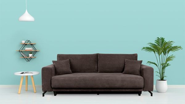 Диван Сенлин Лайт Cilium Chocolate Еврокнижка (252х103х90см) — изображение 2