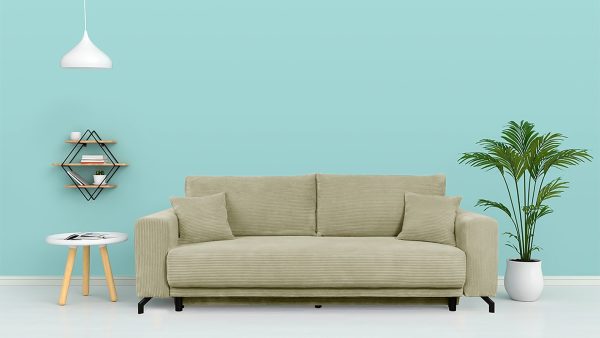 Диван Сенлин Лайт Cilium Cream Еврокнижка (252х103х90см) — изображение 2