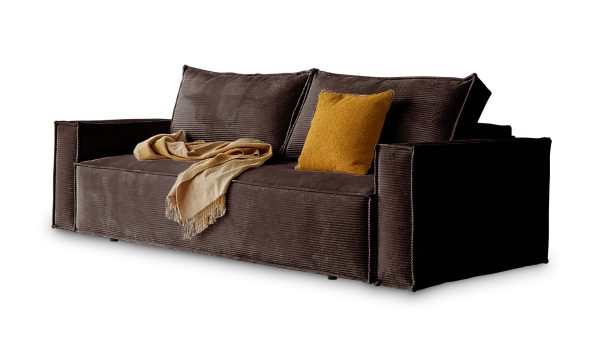 Диван Софт 3 Cilium Chocolate Еврокнижка (240х94х80см) — изображение 2