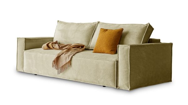 Диван Софт 3 Cilium Cream Еврокнижка (240х94х80см) — изображение 2