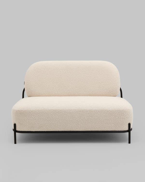 Диван Стоун new ткань букле молочный — изображение 3