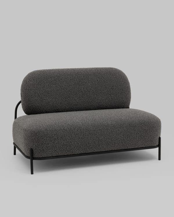 Диван Стоун new ткань букле тёмно-серый — изображение 2