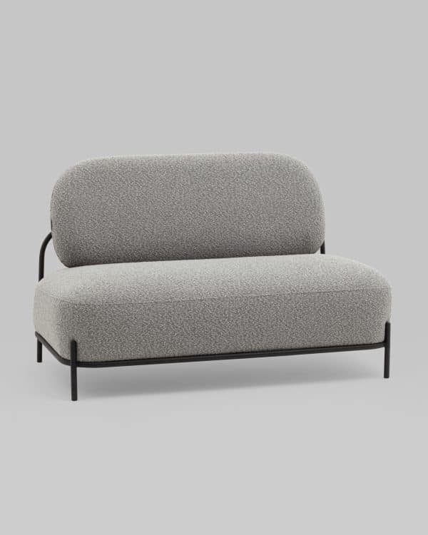 Диван Стоун ткань букле серый — изображение 2