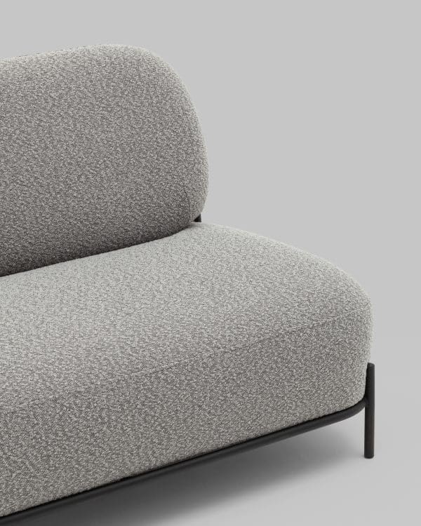 Диван Стоун ткань букле серый — изображение 3