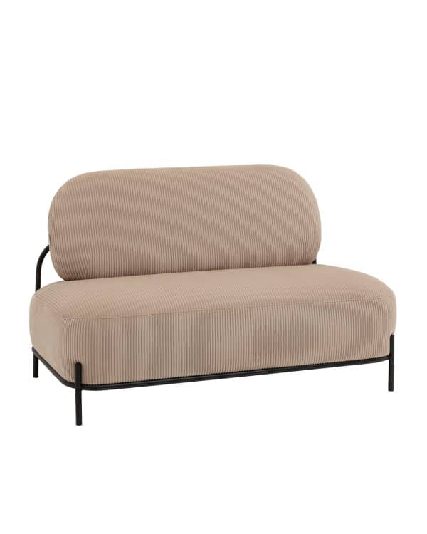 Диван Стоун велюр рельефный бежевый