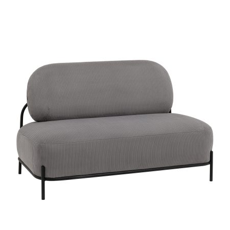 Диван Стоун велюр рельефный светло-серый