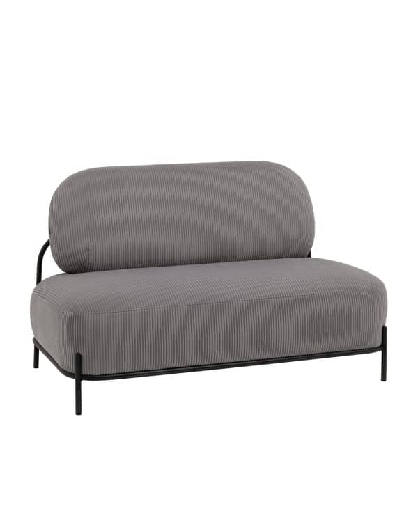 Диван Стоун велюр рельефный светло-серый