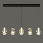 Подвесной светильник MD24001011-5B brass/champagne