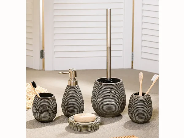 Дозатор для мыла Brushy коричневый — изображение 3