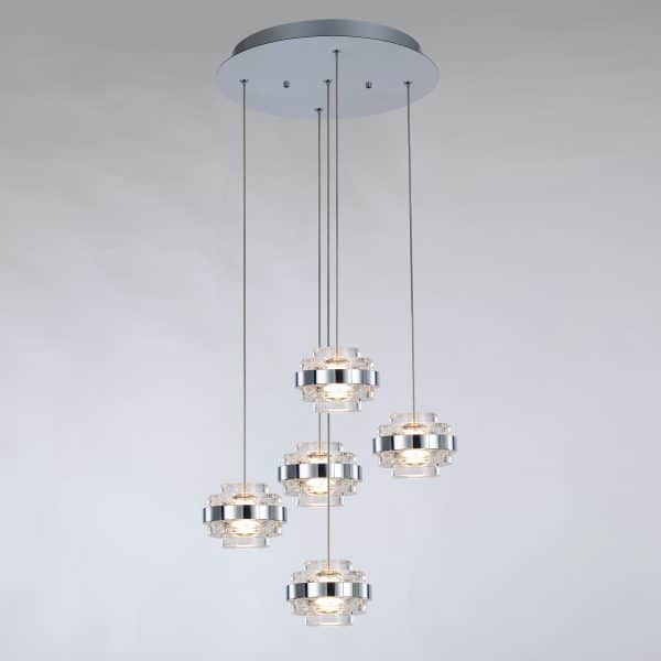 Подвесной светильник MD22030002-5A chrome/clear — изображение 2