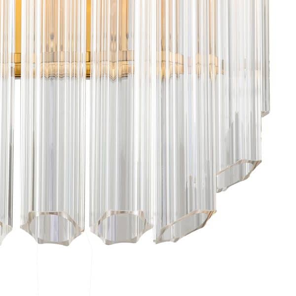 Настенный светильник Vittoria 2C brass/clear — изображение 2