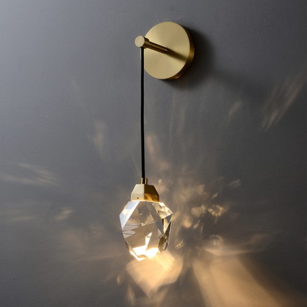 Настенный светильник 9701W brass/clear — изображение 2