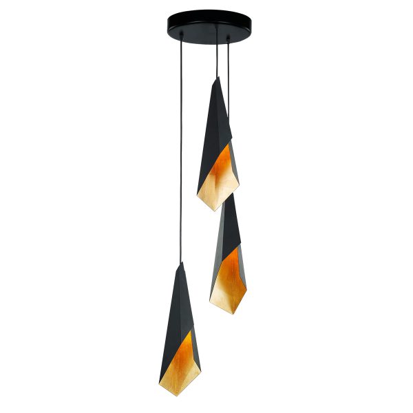f61dedfa3e3f5601d9fde00e2692814d Подвесной светильник MD2063-3A black/gold