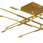 Потолочный светильник MX18001070-12A gold — изображение 2