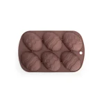 Форма силиконовая для выпечки 6 маффинов Easter