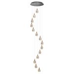 Подвесной светильник MD24001004-14A copper/clear