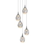 Подвесной светильник MD24001004-5A chrome/clear