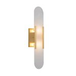 Настенный светильник F037/L gold/white