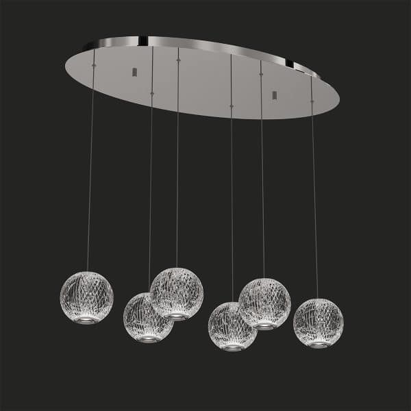 Подвесной светильник MD20001012-6A chrome — изображение 2