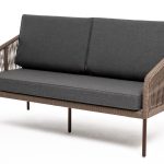 "Канны" диван 2-местный плетеный из роупа