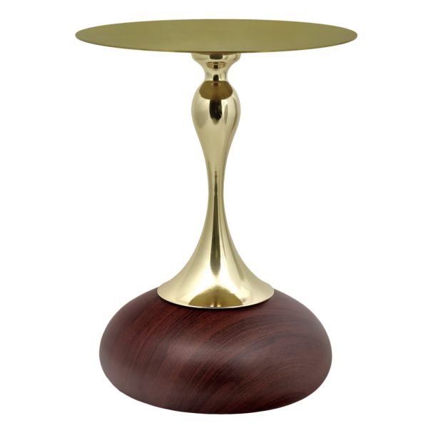 Кофейный столик Angel 40x55см, металл под дерево — изображение 3