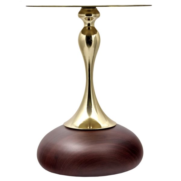 Кофейный столик Angel 40x55см, металл под дерево — изображение 4