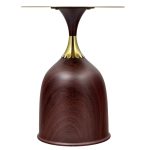 Кофейный столик Stupa 40x54см, металл под дерево — изображение 3
