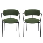 Комплект из 2-х стульев Ant букле зелёный