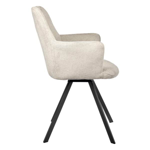 Комплект из 2-х стульев Grant латте шенилл на поворотном механизме — изображение 5