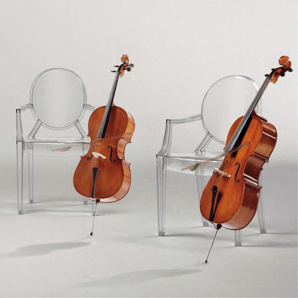 Комплект из 2-х стульев Louis Ghost прозрачный — изображение 2