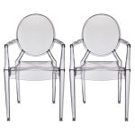 Комплект из 2-х стульев Louis Ghost прозрачный