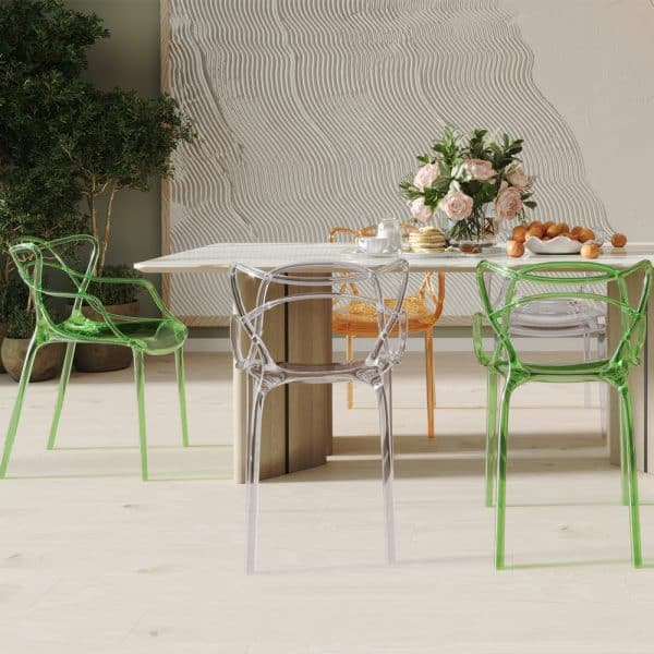 Комплект из 2-х стульев Masters прозрачный серый — изображение 2