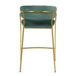 Комплект из 2-х стульев полубарных Turin мятный с золотыми ножками — изображение 5