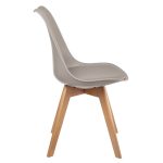 Комплект из 4-х стульев Eames Bon латте — изображение 4