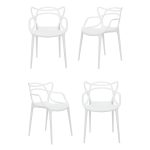 Комплект из 4-х стульев Masters белый