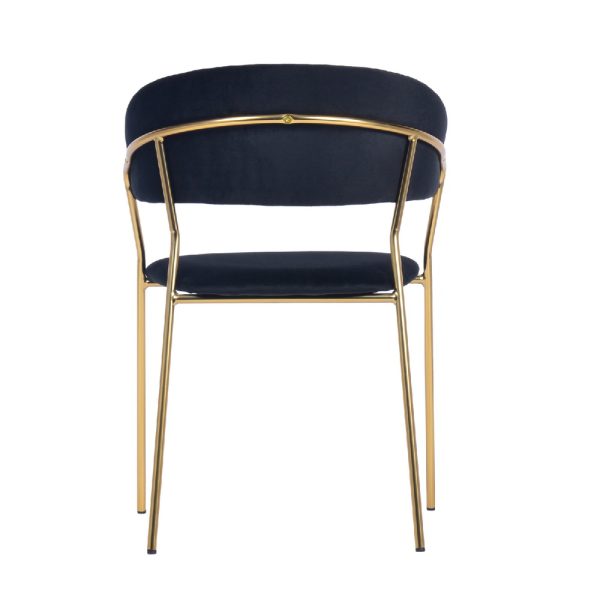 komplekt-iz-4-h-stulev-turin-chjornyj-s-zolotymi-nozhkami-4 Комплект из 4-х стульев Turin чёрный с золотыми ножками — изображение 5