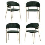 Комплект из 4-х стульев Turin зеленый