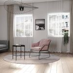 Комплект кресло ALEX и оттоманка ALEX пудровый — изображение 2