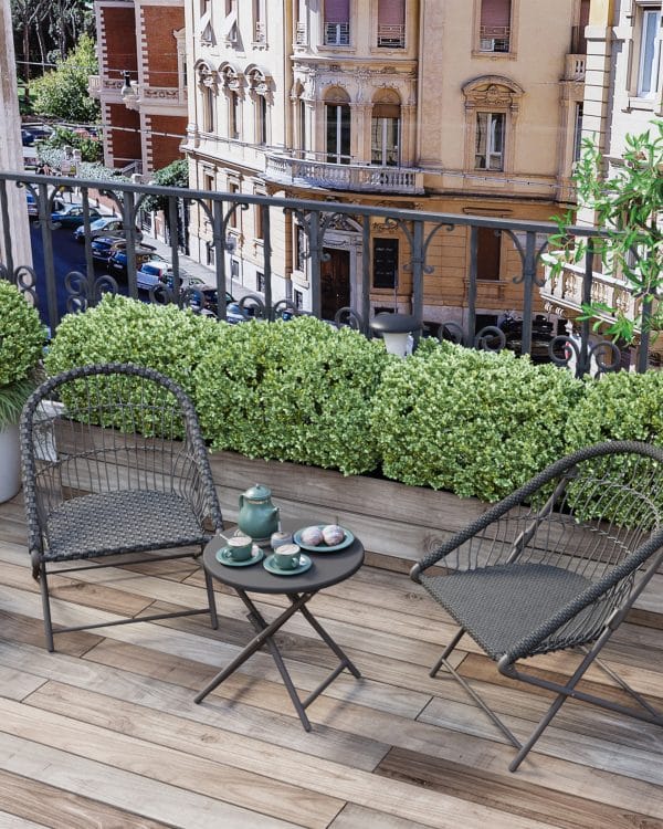 Комплект складной мебели для сада Soley тёмно-серый — изображение 2