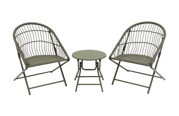 Комплект складной мебели для сада Soley зелёный Комплект складной мебели для сада Soley зелёный