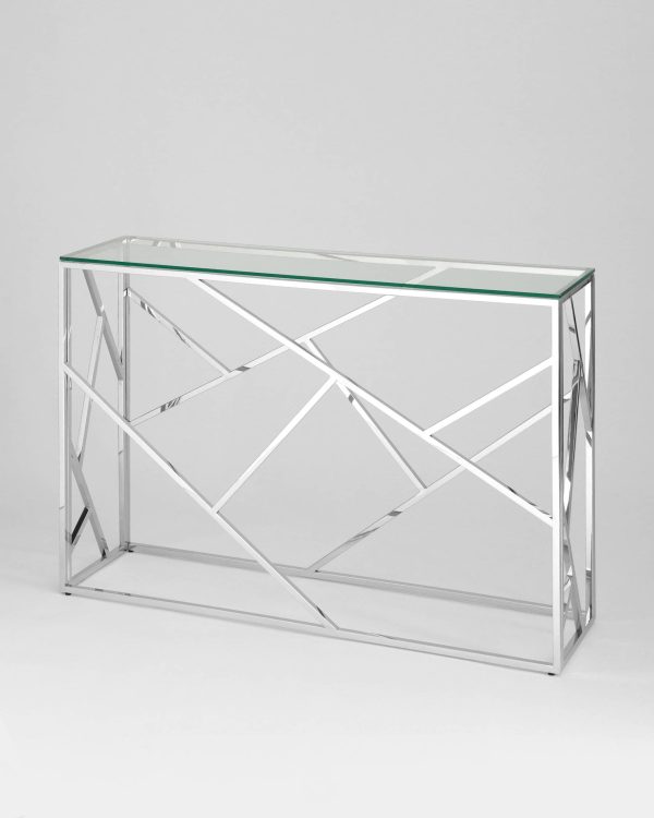 Консоль АРТ ДЕКО 115*30 серебро — изображение 2