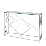 Консоль АРТ ДЕКО 115*30 серебро