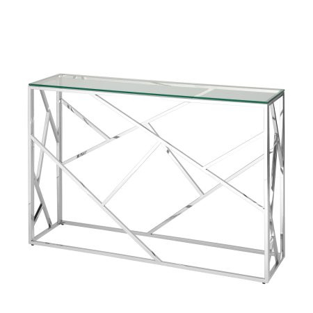 Консоль АРТ ДЕКО 115*30 серебро