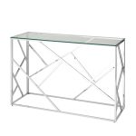 Консоль АРТ ДЕКО 120х40 серебро