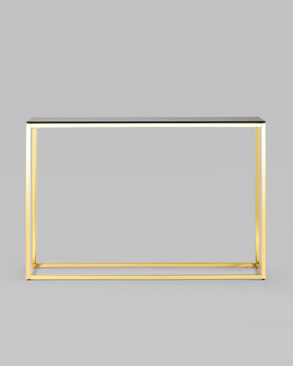 Консоль ТАУН 115*30 золото стекло smoke — изображение 3