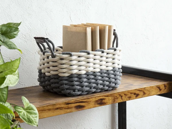 Корзина TODI Grey S серый, белый — изображение 2