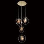 Подвесной светильник P60669-4 gold/clear — изображение 2