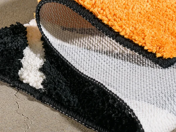 Коврик Memphis для ванной комнаты желтый, черный — изображение 3